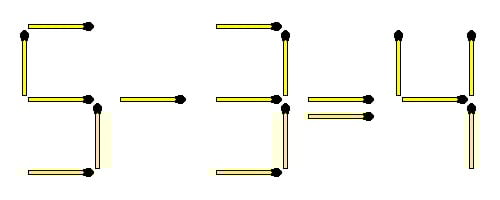 Tändstickspussel utmaning