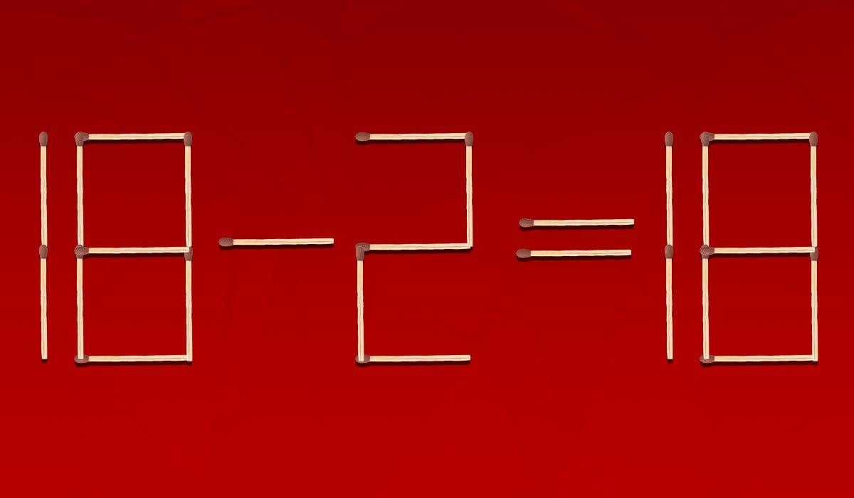 7-sekunders pussel: bara en tändsticka behöver flyttas 7-sekunderspussel: bara en tändsticka behöver flyttas