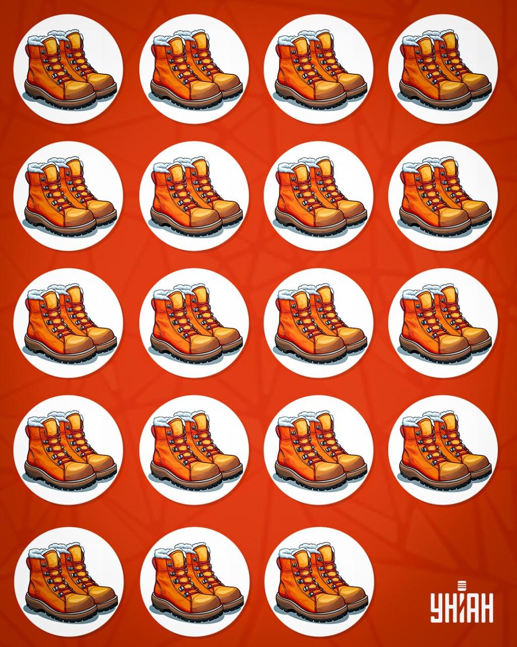 Hitta ett par konstiga skor på mindre än 10 sekunder / Moje collage