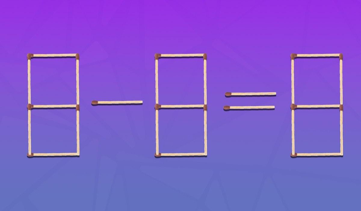 Vilken matchning och var man ska flytta matchningen för att göra jämlikheten sann: ett knepigt IQ-test Vilken tändsticka och var den ska flyttas för att göra likhet sann: ett klurigt IQ-test