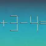 98% av alla människor kan inte lösa ett tändstickspussel: det är bara genier som kan göra det 98% av alla människor kan inte lösa ett tändstickspussel: det