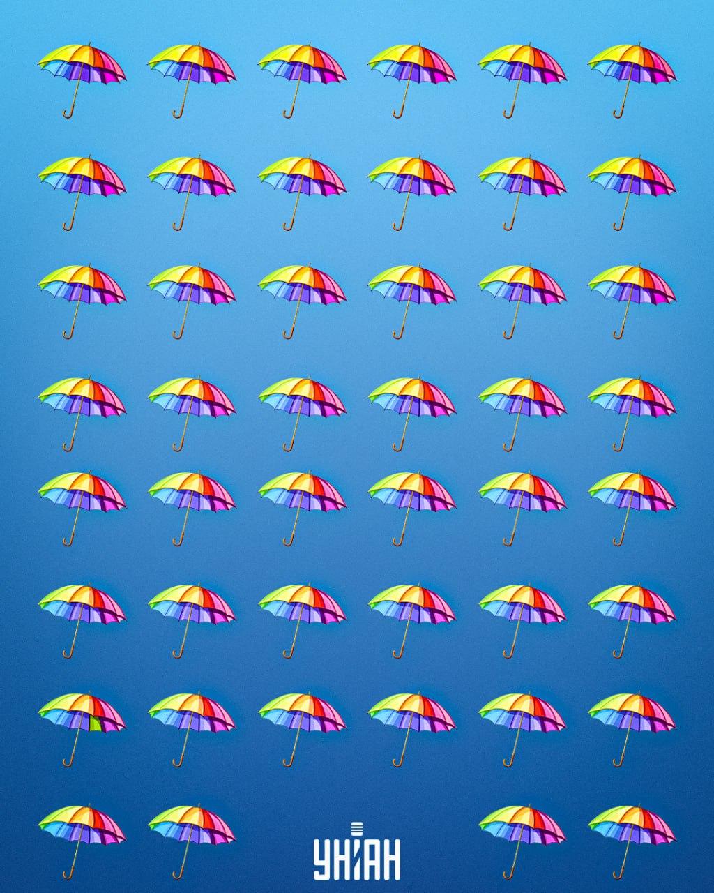 Hitta ett paraply som skiljer sig från andra / Moje-foto