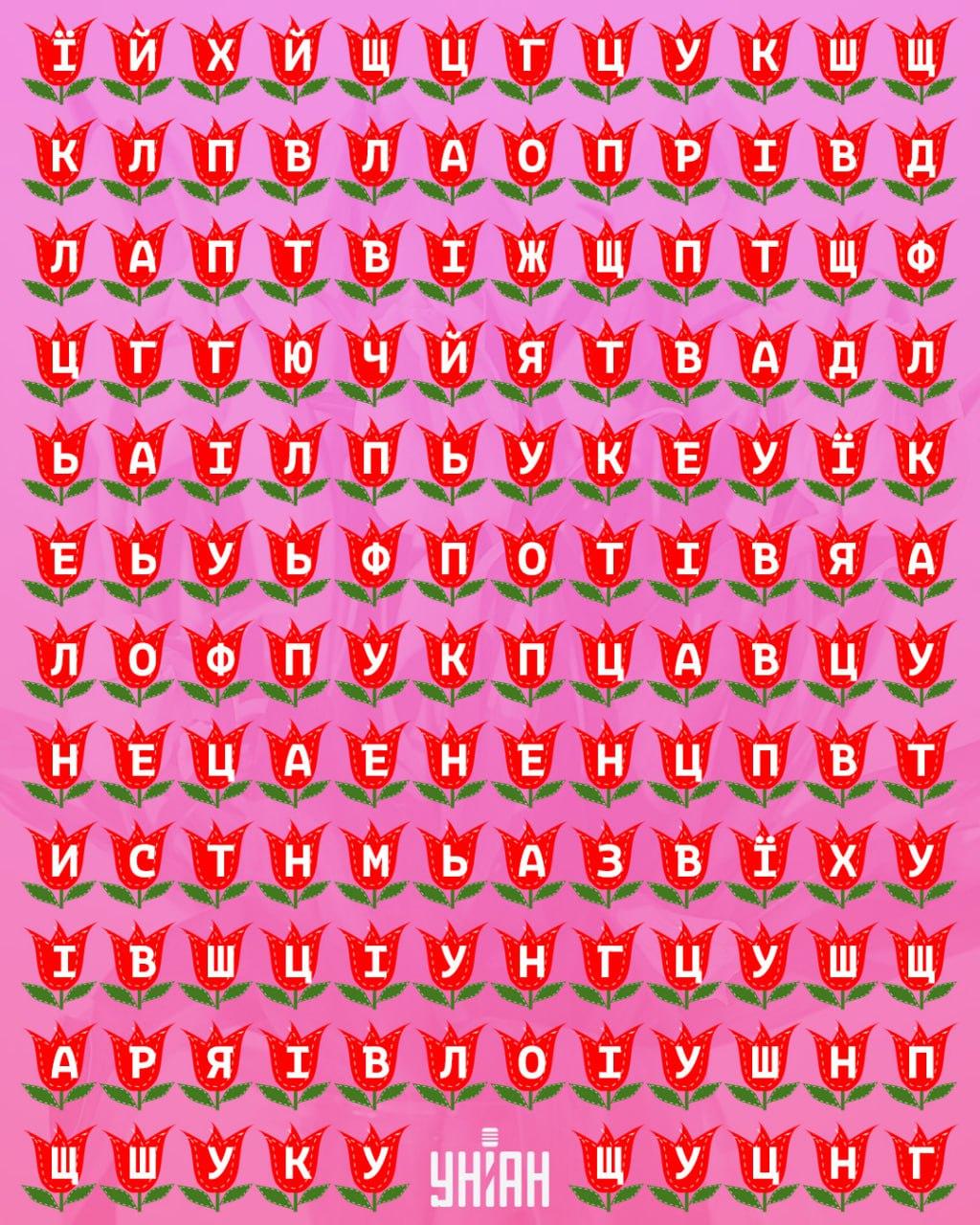 Kan du hitta ordet tulpan på 11 sekunder: en mycket sofistikerad optisk illusion