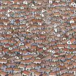 Optisk illusion: hitta en gömd katt bland husen på 30 sekunder Optisk illusion: hitta en gömd katt bland husen på 30