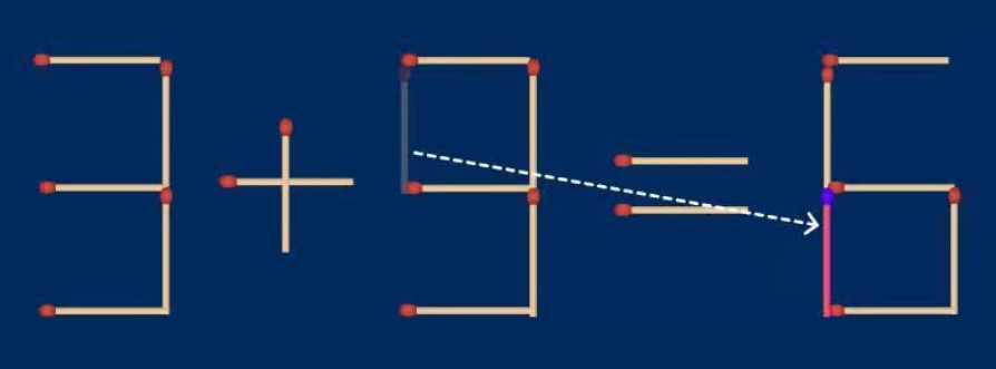 Barn löser det blixtsnabbt, men vuxna går vilse: ett knepigt tändstickspussel