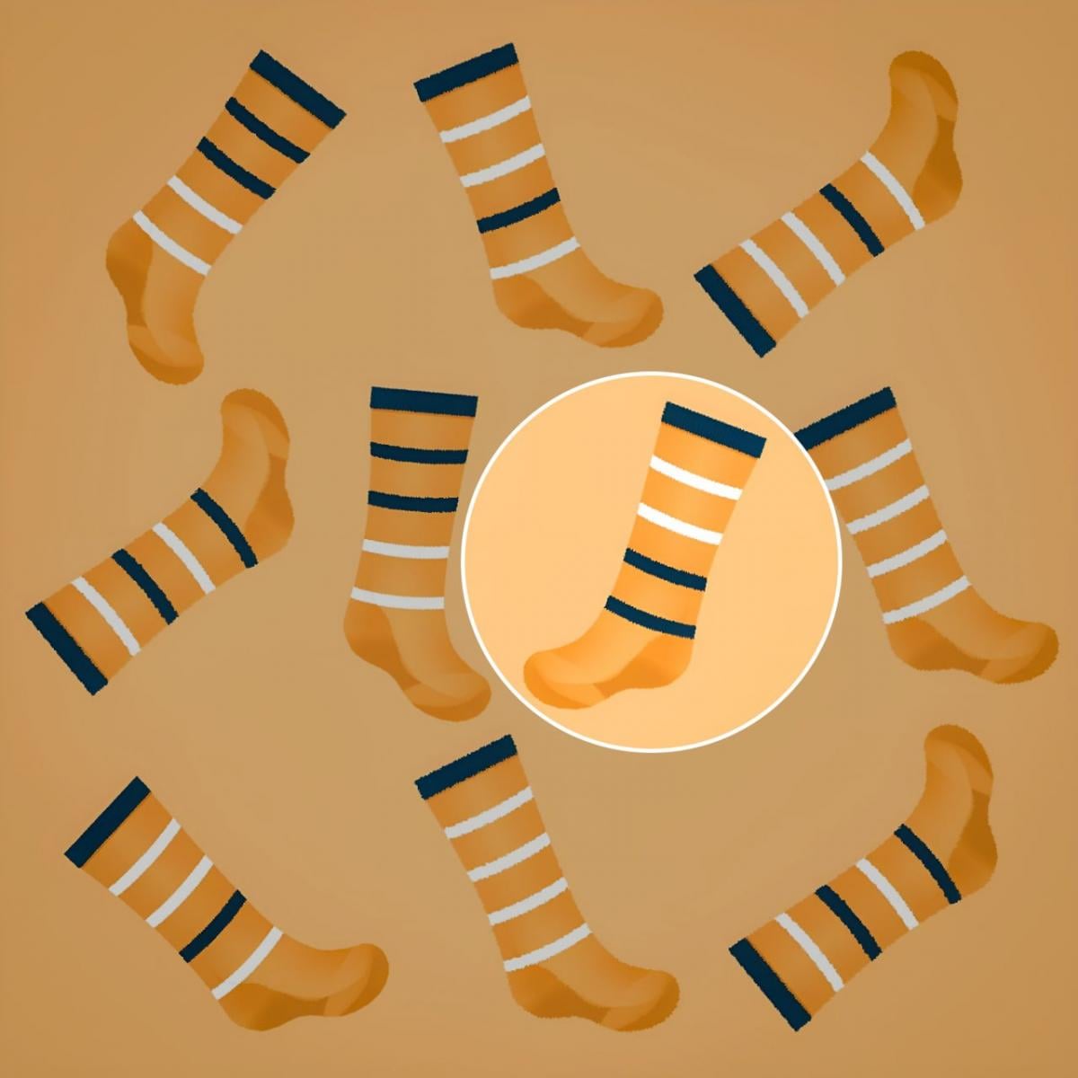 Strumpan var nästan i mitten av pusslet / Moje collage