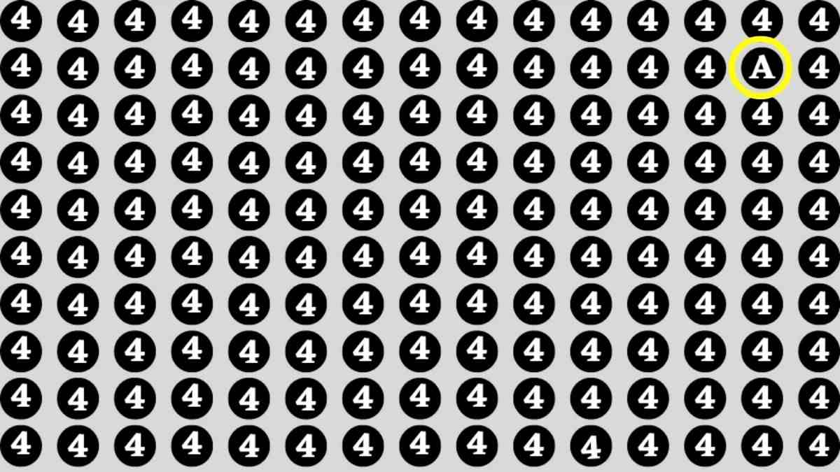 Galen optisk illusion: bara ett geni kan upptäcka bokstaven A på 3 sekunder - Lösning