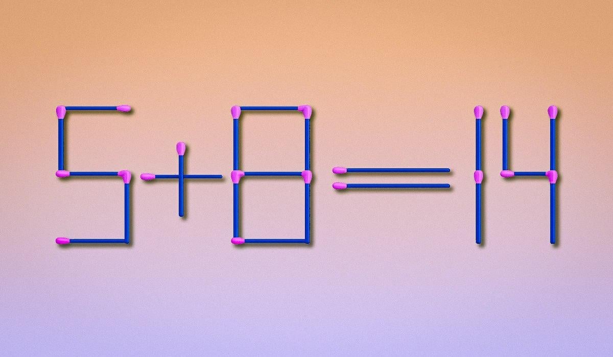 Vilken tändsticka och vart den ska flyttas för att jämlikheten ska bli korrekt: ett enkelt IQ-test