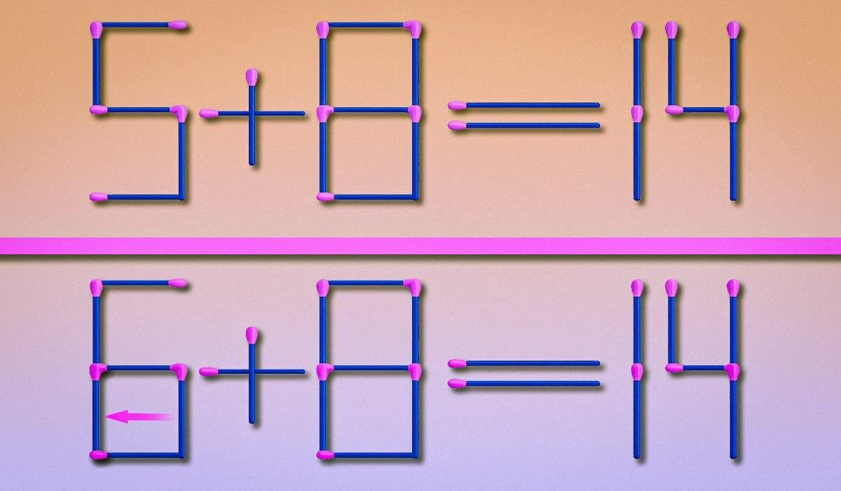 Vilken tändsticka och var man ska flytta för att få jämlikheten att stämma: ett enkelt IQ-test