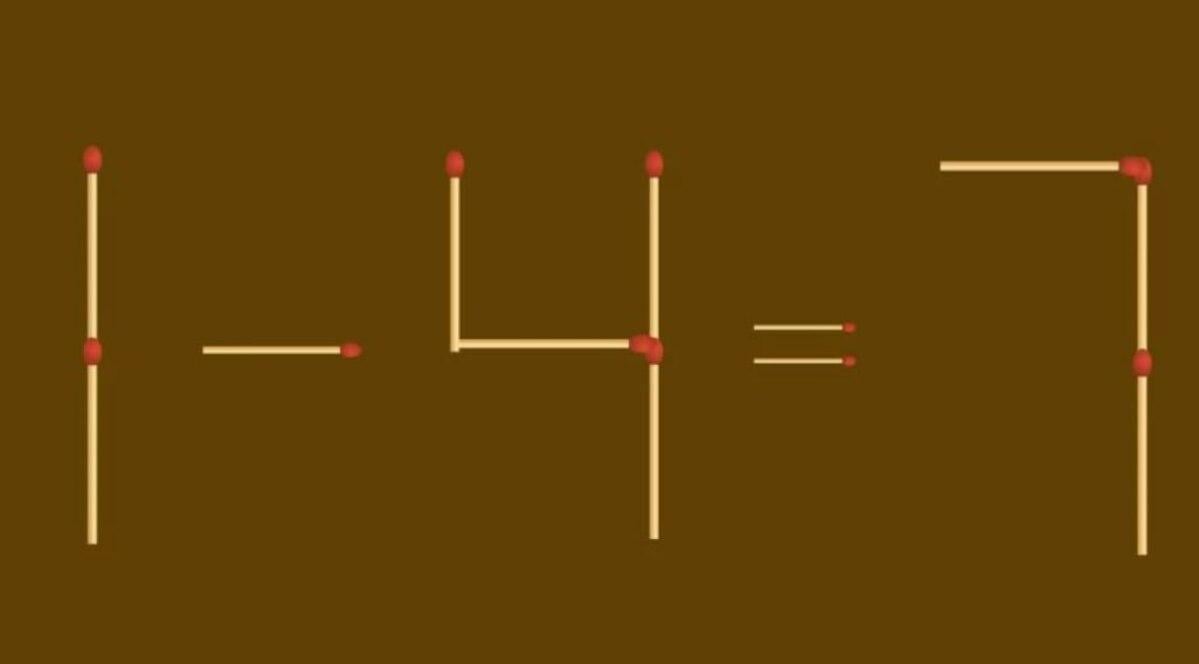 Om du ordnar om några få tändstickor korrekt kan du lösa ett svårt pussel / bild från fresherslive.com