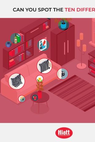 pussel Pussel - Lösning med markerade skillnader