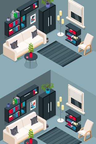 pussel Pussel - Hitta skillnaderna, bild 1