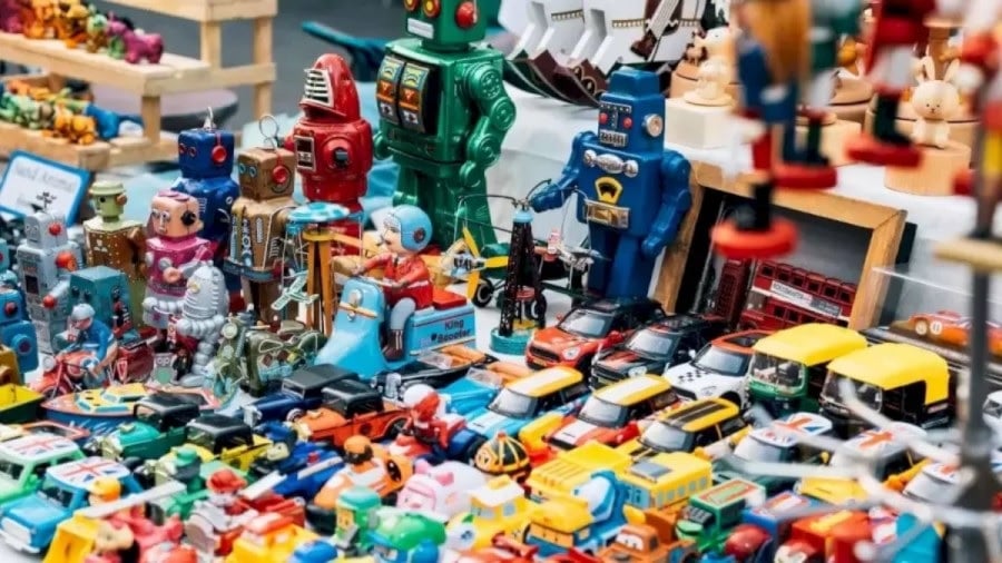 Leksaker, optisk illustration Leksaker, optisk illustration