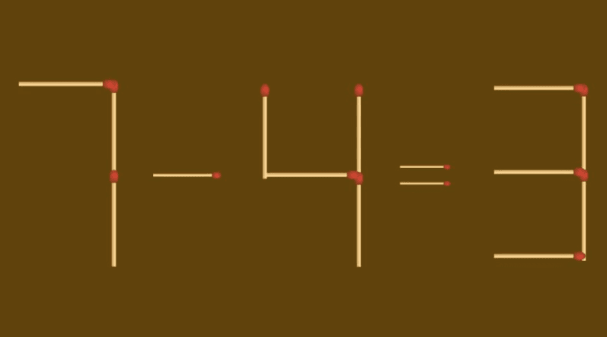 Om du ordnar om några tändstickor korrekt kan du lösa pusslet / bild från fresherslive.com